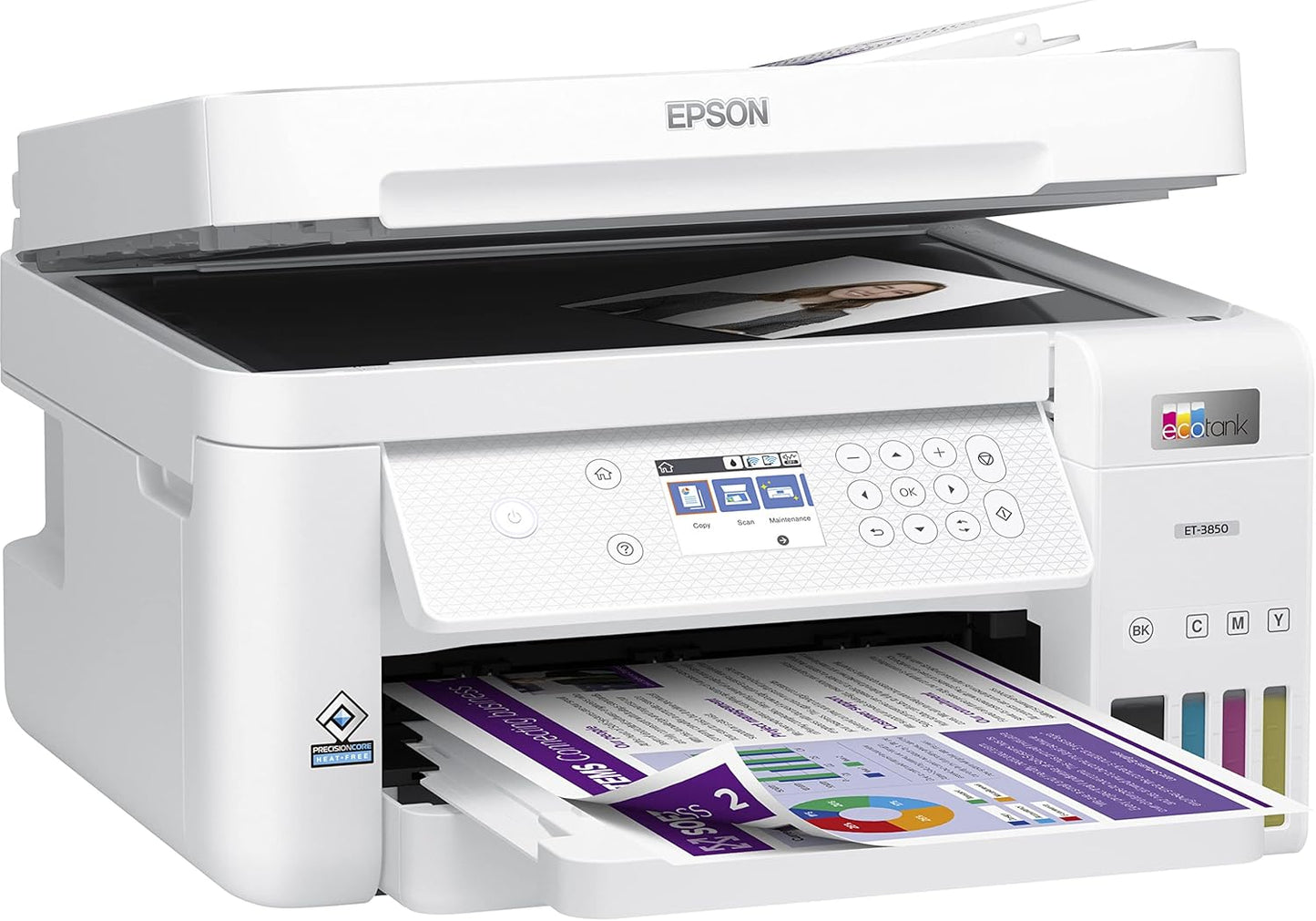 Epson ET-3850 EcoTank Wireless All-in-One Supertank Printer