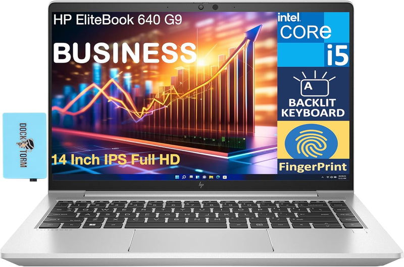 HP EliteBook 640 G9 i5 FHD Business Laptop — main product image