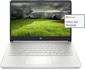 HP 14in HD Laptop AMD Athlon 3050U: Lightweight & Portable
