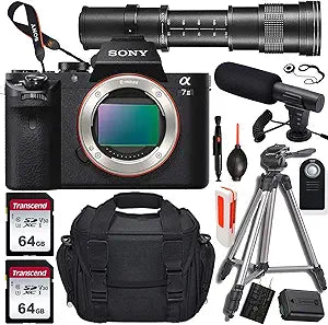 Sony Alpha a7 II Mirrorless Camera with Telephoto Lens Bundle