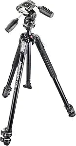 Manfrotto MK190X3-3W Aluminum Tripod Kit - 3-Way Head