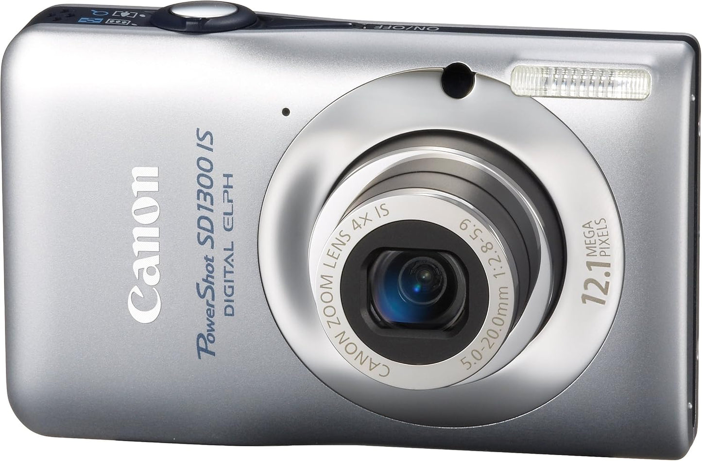 Canon SD1300IS Silver PowerShot 12.1MP Digital Camera