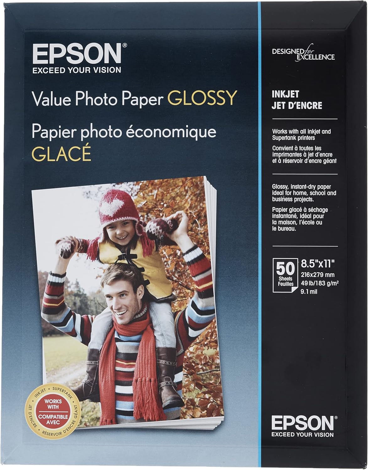 Epson S400031 Value Glossy Photo Paper Letter