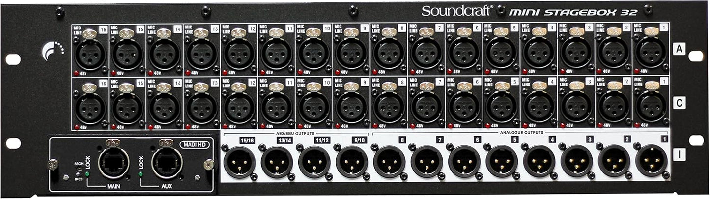 Soundcraft MSB-32R 32-channel Mini Stagebox Digital Mixer