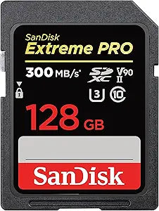 SanDisk SDSDXDK-128G-GN4IN 128GB Extreme PRO SDXC Card — main product image
