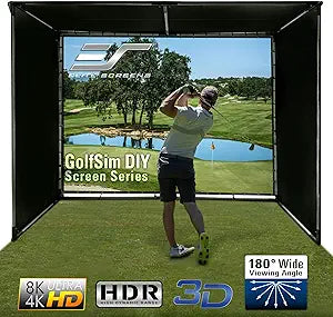 Elite Screens DIY9.8X8-IPW360-F Golf Simulator Impact Screen — main product image