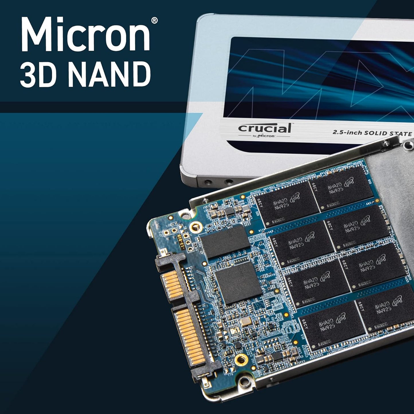 Crucial CT2000MX500SSD1 2TB MX500 2.5" SATA Internal SSD