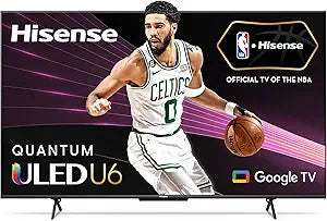 Hisense 65U6H 65-Inch ULED 4K Google Smart TV — main product image