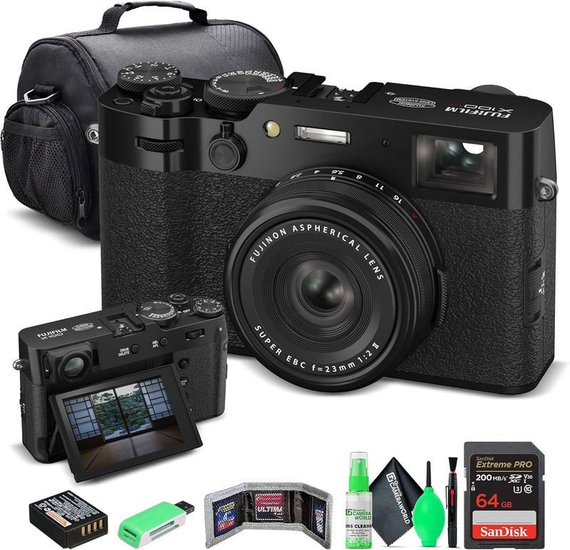 Fujifilm FUJIFILM X100VI Digital Camera Bundle Black — main product image