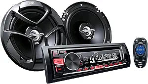JVC KD-PKR460 In-Dash CD Receiver with Coaxial Speakers — main product image