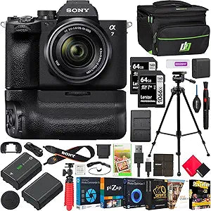 Sony E24SNILCE7M4KB a7 IV Mirrorless Camera with 28-70mm Lens Bundle