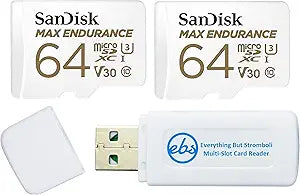 SanDisk SDSQQVR-064G Max Endurance 64GB MicroSD Card — main product image