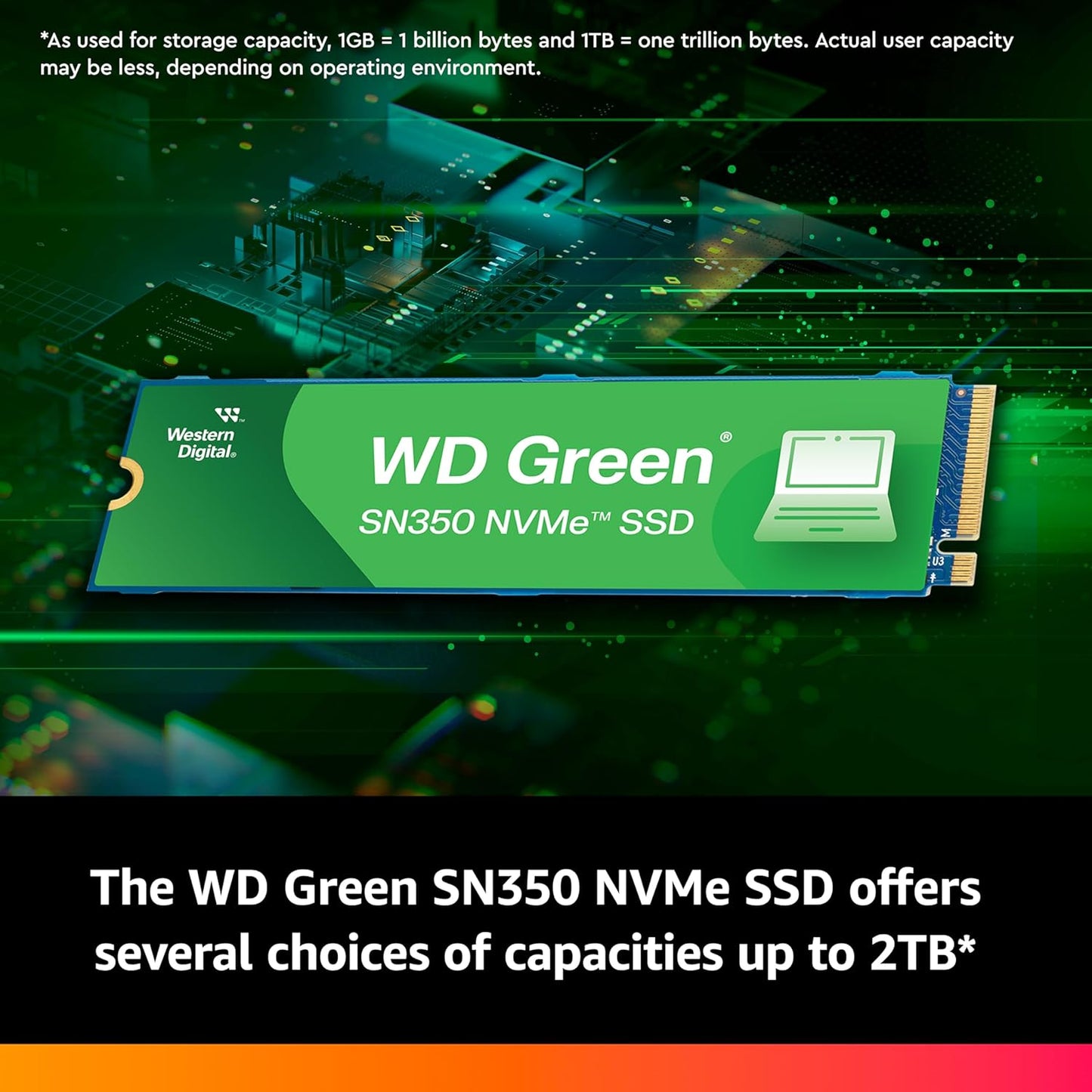 Western Digital WDS100T3G0C 1TB NVMe SSD WD Green