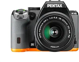 Pentax K-S2 20MP Wi-Fi Weatherized Digital SLR (Black/Orange) — main product image