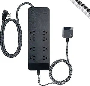 GE 43622 UltraPro 8-Outlet Surge Protector with USB — main product image