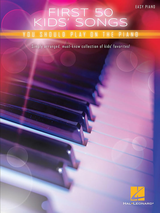 Hal Leonard Kids' Piano Songs First 50 Easy