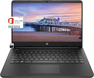 HP Newest 14 Inch Quad Core Student Laptop