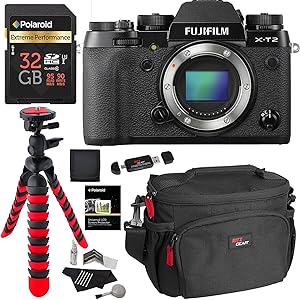 Fujifilm 16519247 X-T2 Mirrorless Camera Bundle