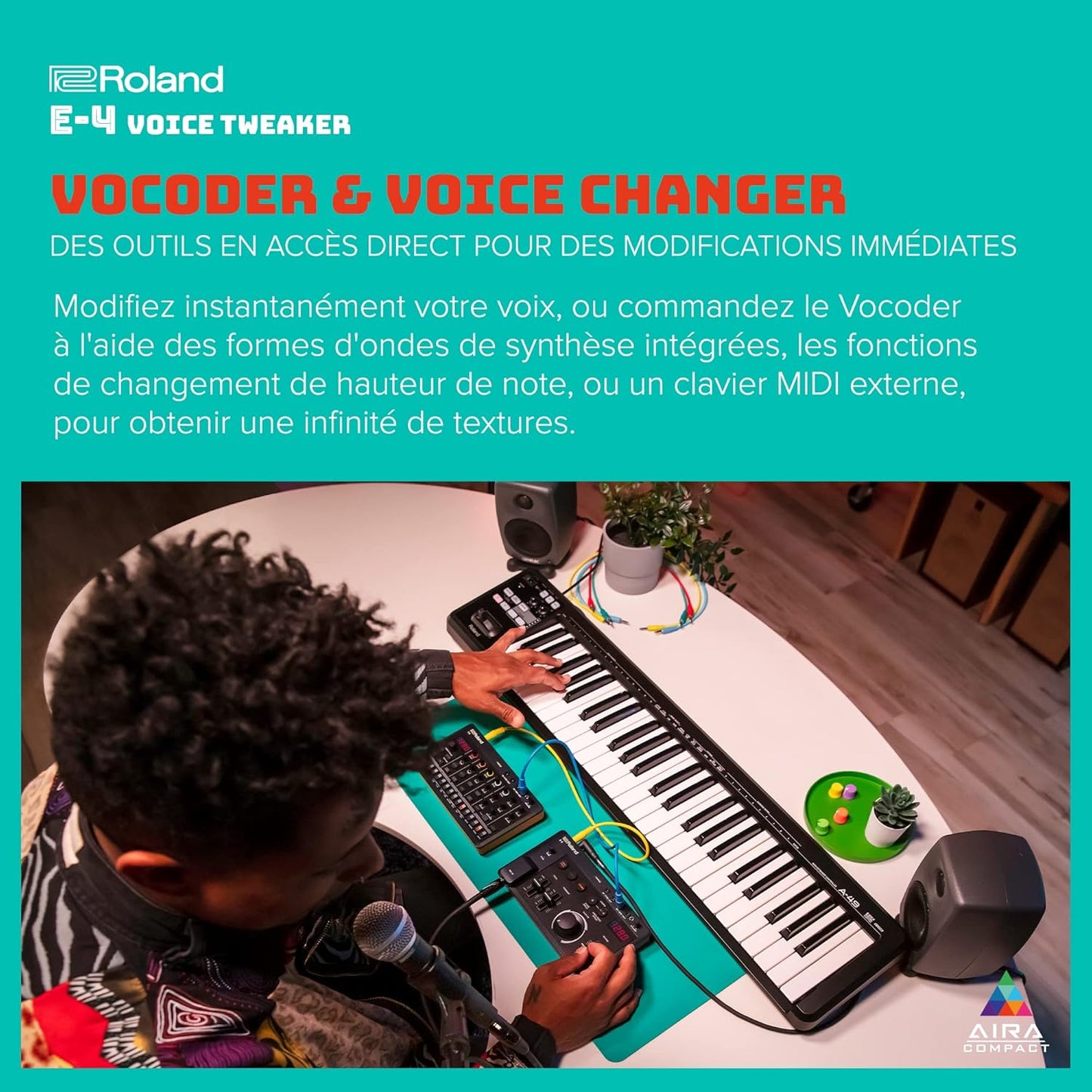 Roland E-4 AIRA Voice Tweaker Vocal Performance Tool