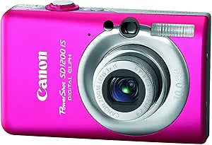 Canon SD1200IS Pink PowerShot Digital Camera