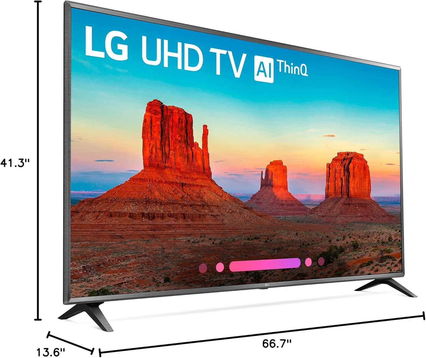 LG 75UK6570PUB 75-Inch 4K UHD Smart LED TV