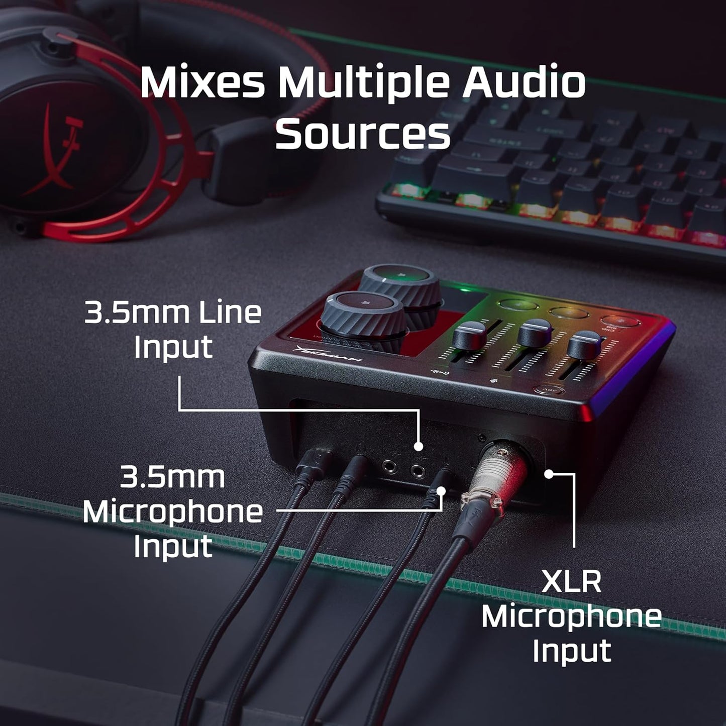 HyperX 73C12AA Audio Mixer - USB Interface