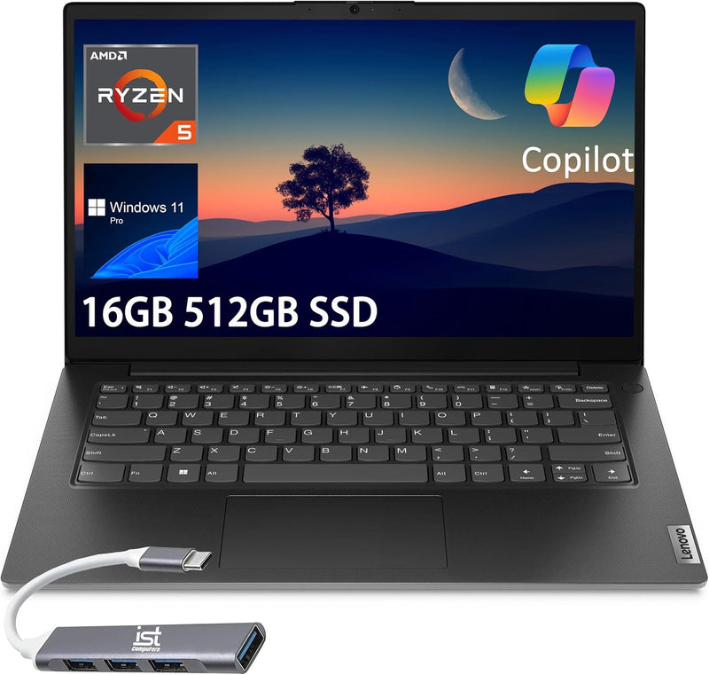 Lenovo V14 Laptop Ryzen 5 FHD Business Laptop — main product image