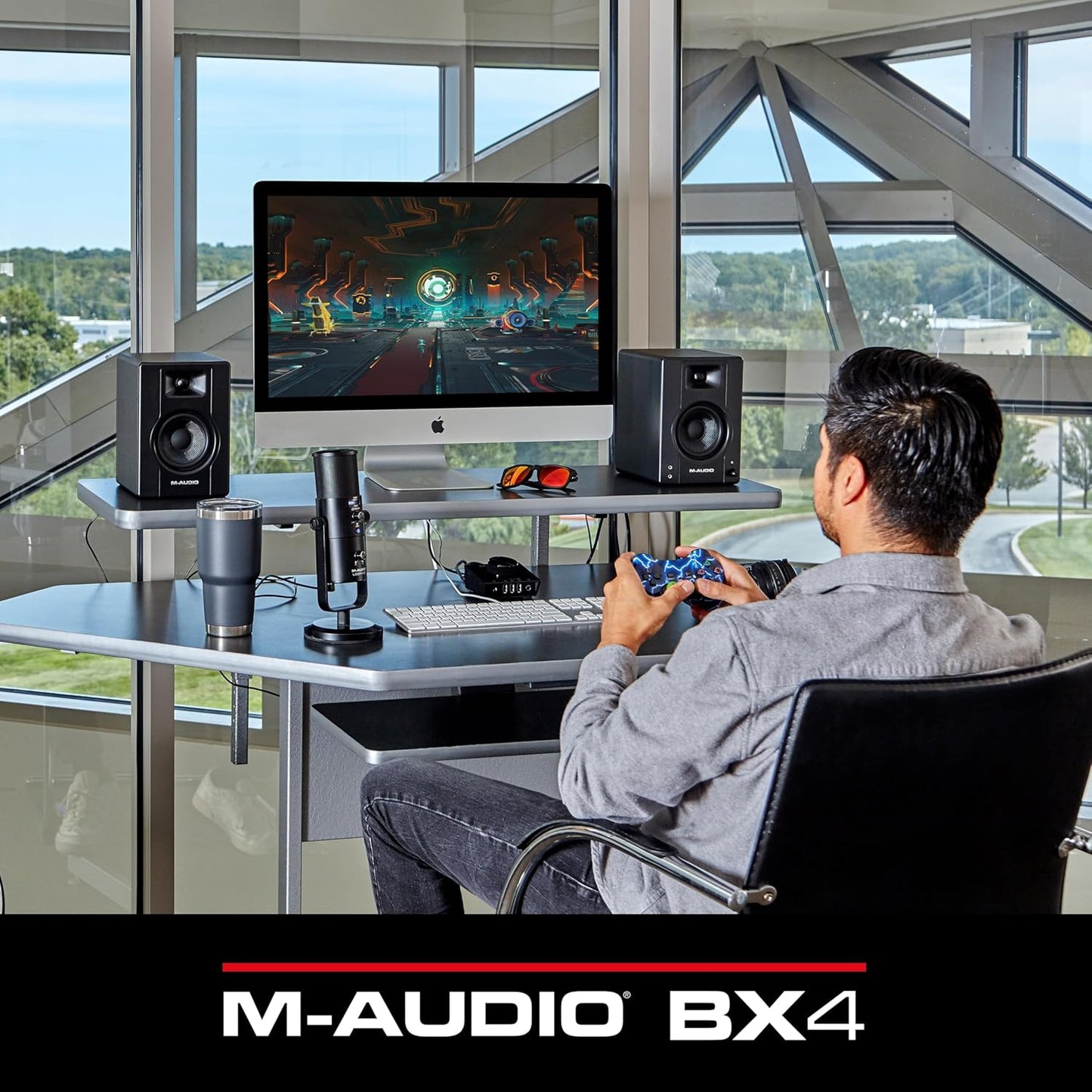 M-Audio BX4 Studio Monitors - 4.5 Inch PC Speakers