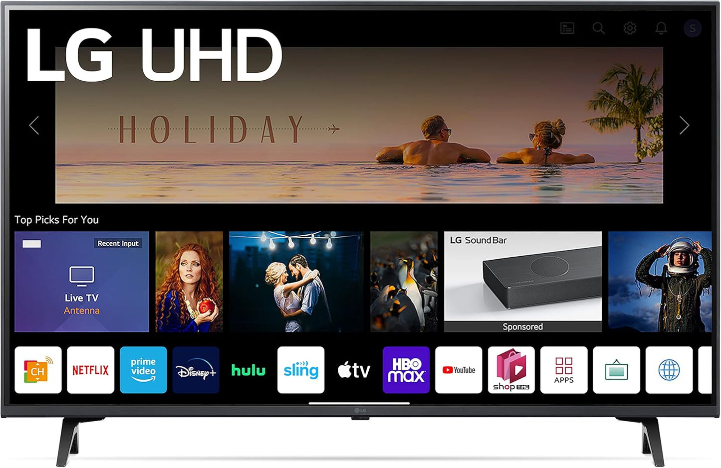 LG 43UQ7590PUB 43-Inch 4K UHD Smart LED TV