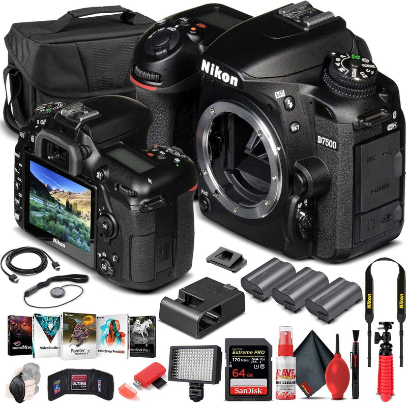 Nikon 1581 D7500 DSLR Camera Body Renewed — main product image
