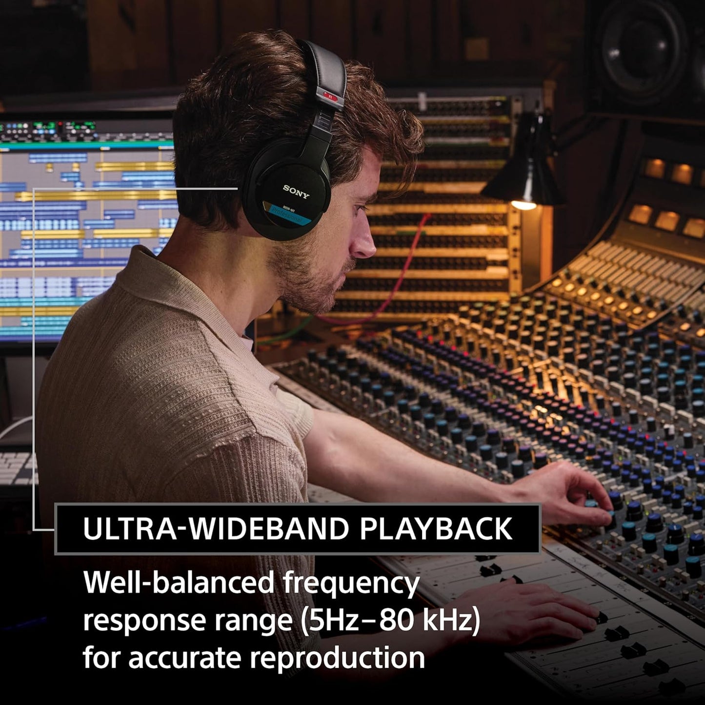 Sony MDR-M1 Professional Closed Monitor Headphones