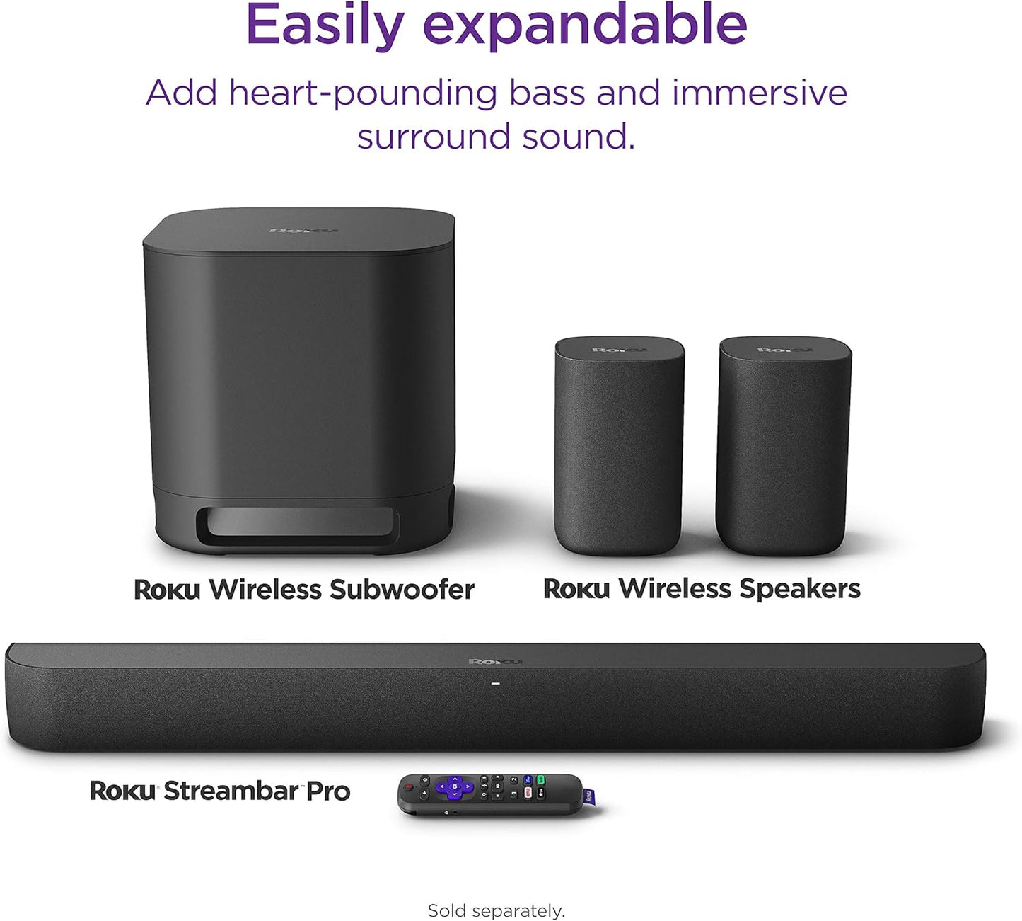 Roku 9101R2 Streambar Pro 4K HDR Streaming Soundbar