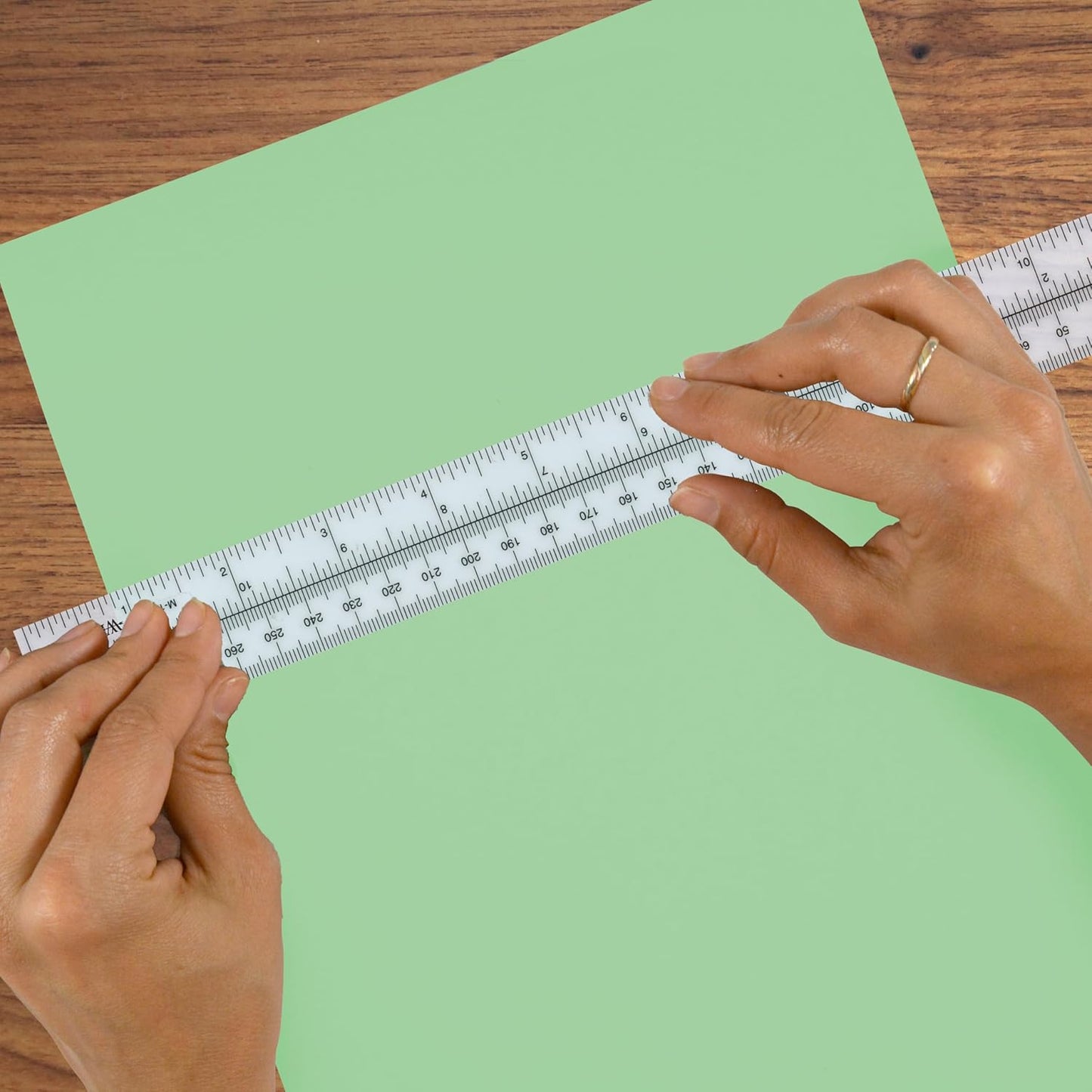 Westcott M-109 Metric/Inch Ruler 30cm Opaque