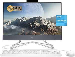 HP 2022 Newest AIO 21.5" Celeron Desktop 32GB RAM