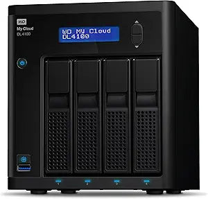Western Digital WDBNEZ0160KBK-EESN MYCLOUD DL4100 16TB NAS — main product image
