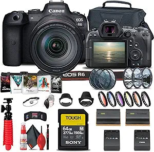 Canon 4082C012 EOS R6 24-105mm Mirrorless Camera