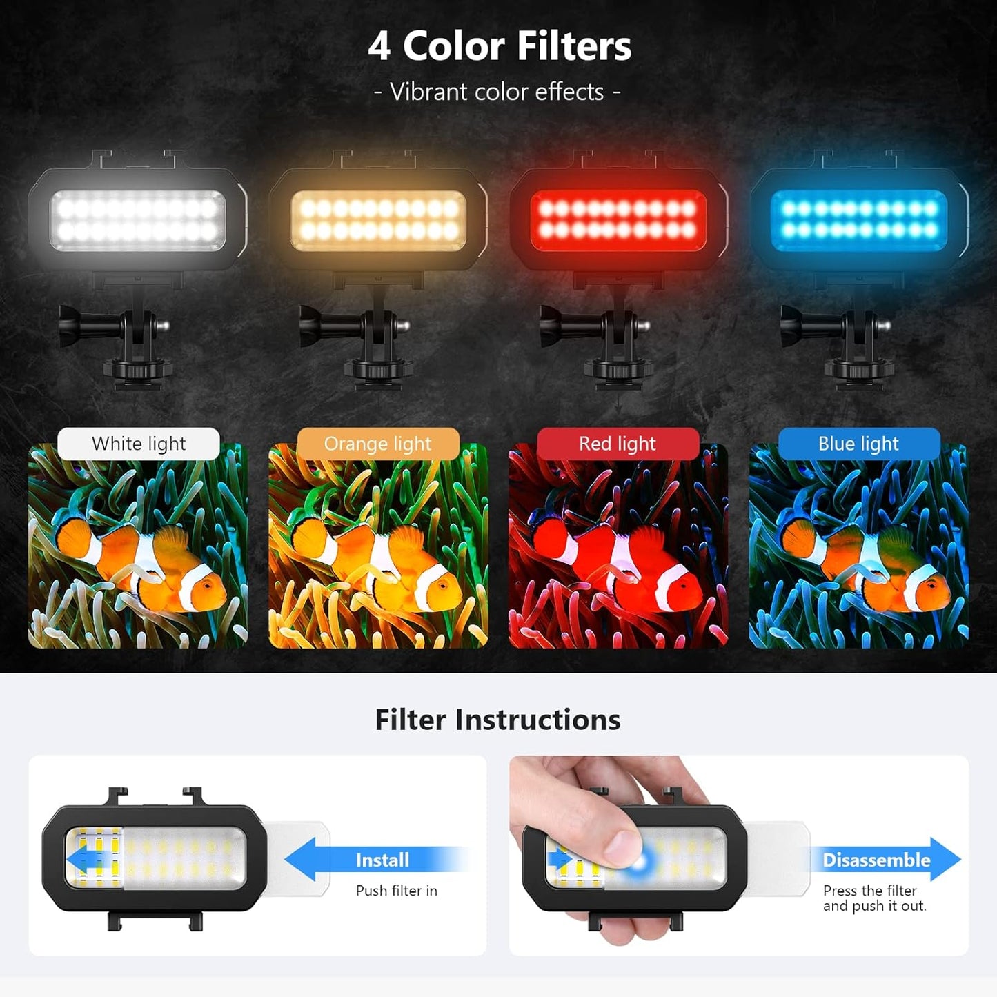 Neewer 10100460 WP11 Waterproof LED Light 40m