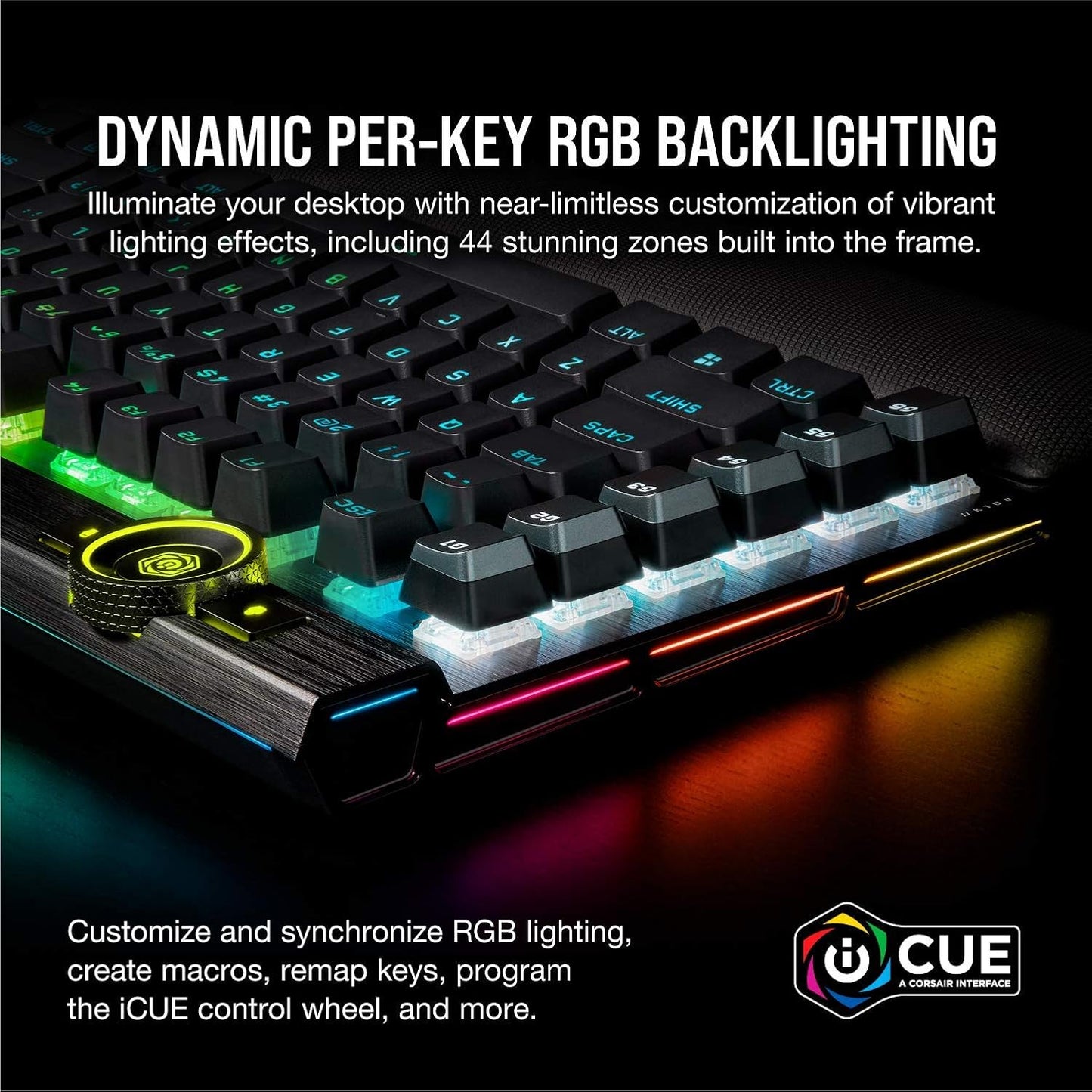 Corsair CH-912A01A-NA-cr K100 RGB OPX Gaming Keyboard