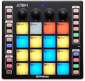 PreSonus ATOM-cr USB 16-Pad MIDI Controller Renewed