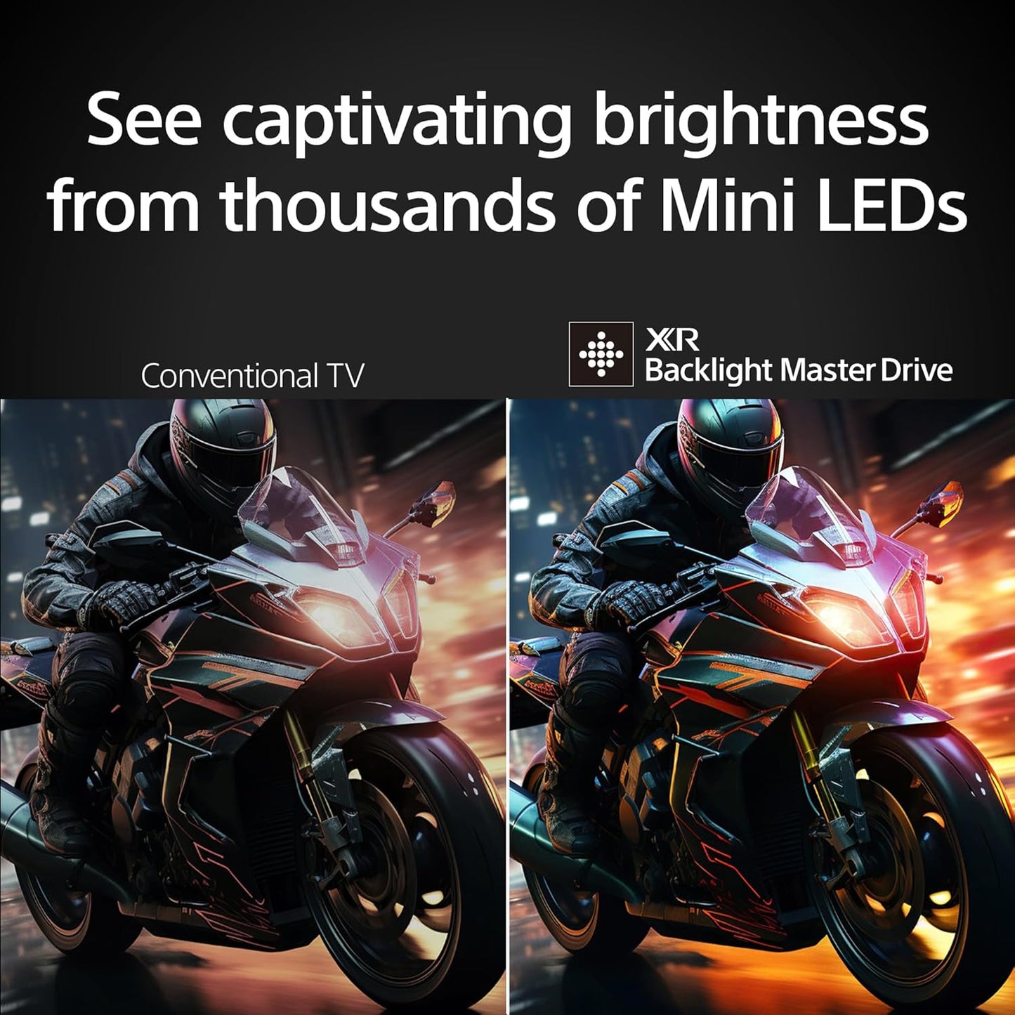Sony K75XR70 75-Inch Mini LED QLED 4K Google TV