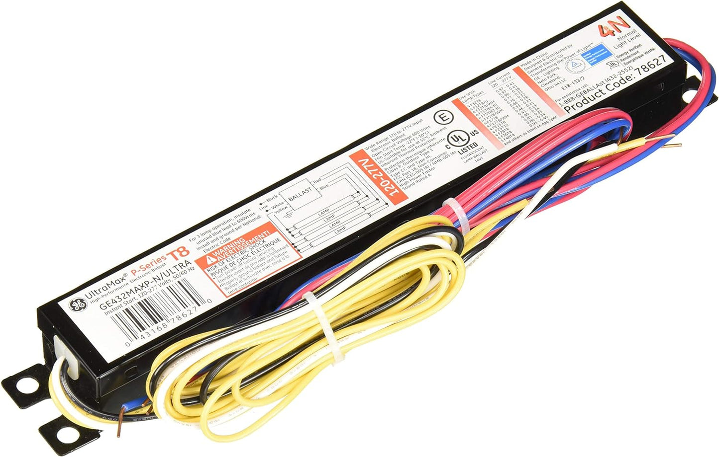 GE 78627 UltraMax Electronic Ballast for F32T8