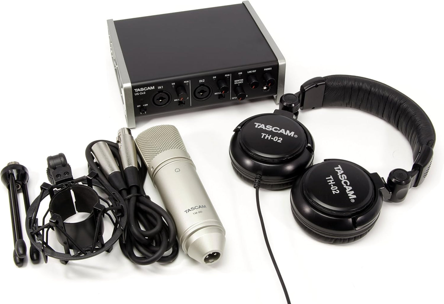 Tascam TASCAM TRACKPACK 2x2 Recording Studio Package