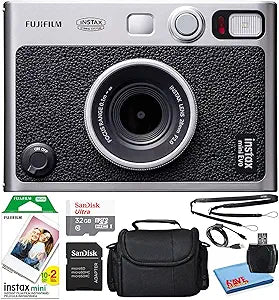 Fujifilm Instax Mini EVO Hybrid Instant Camera Bundle