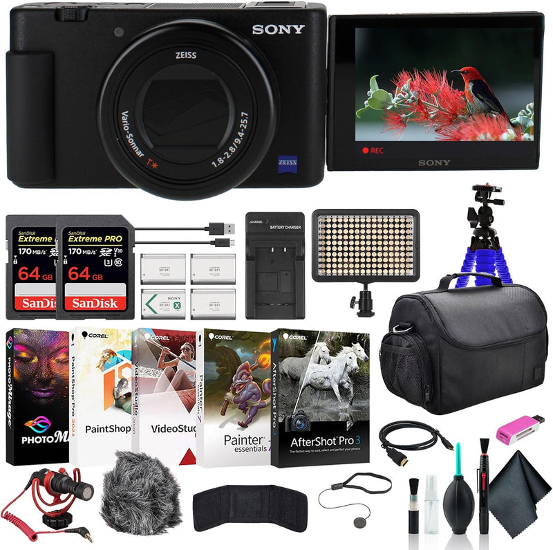 Sony DCZV1/B ZV-1 Vlogging Camera Bundle — main product image