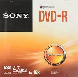 Sony 99999 16x DVD-R 4.7GB Disc