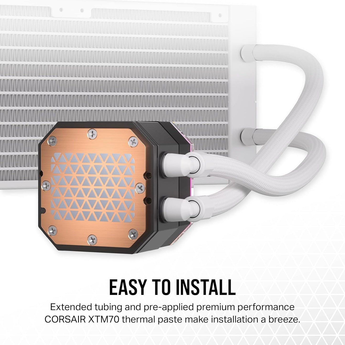 Corsair CW-9060073-WW iCUE H150i Elite White CPU Cooler