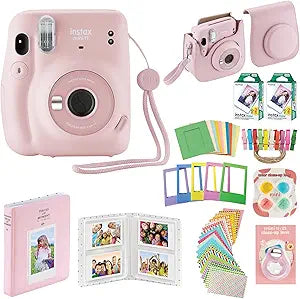 Fujifilm Mini 11 Instant Camera Bundle - Blush Pink — main product image