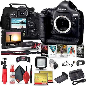Canon 5253B002 EOS-1D X DSLR Camera Bundle (Renewed)