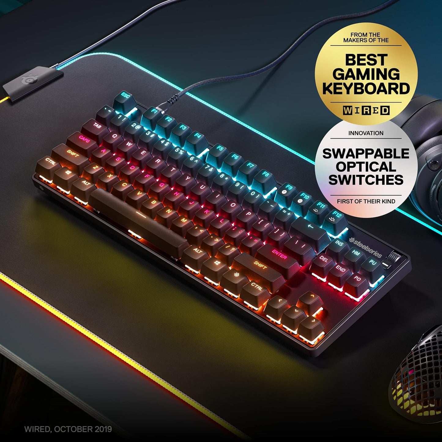 SteelSeries Apex 9 TKL Optical Mechanical Gaming Keyboard
