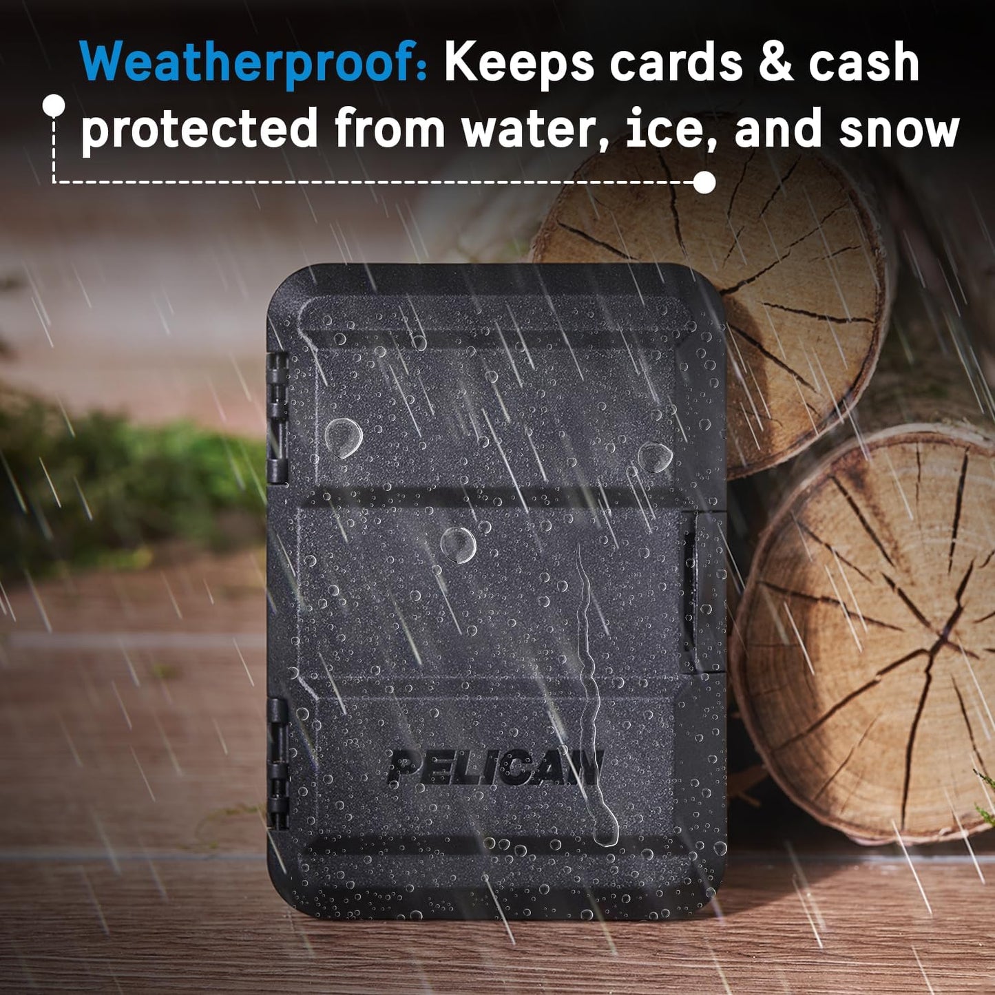 Pelican PP049004 MagSafe Wallet for iPhone, Black